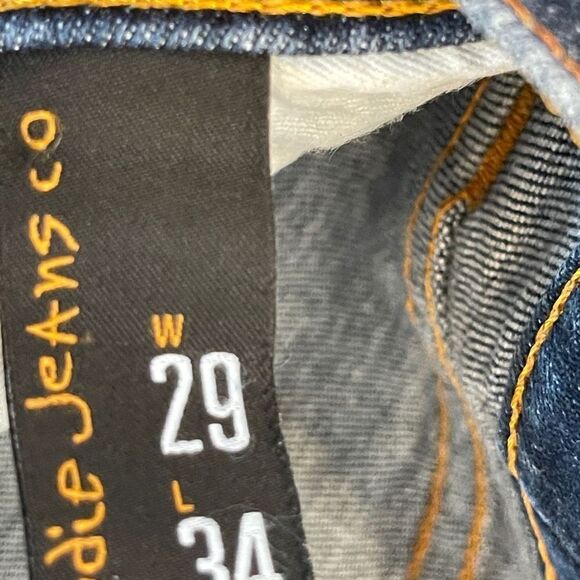 Nudie Jeans Slim Fit in Indigo Blue - Picture 6 of 11